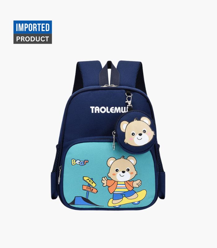 Kindergarten Bag Children Lovely Backpack for Kids blue
